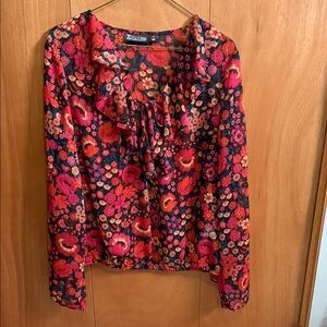 New York & Company Ruffle Blouse